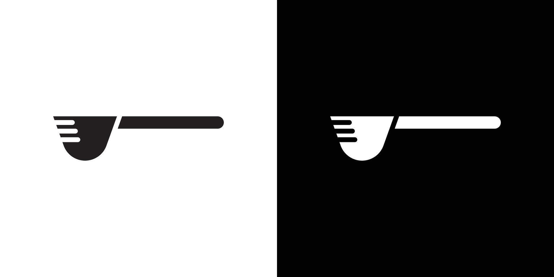 Scoop icon flat thin line illustration vector