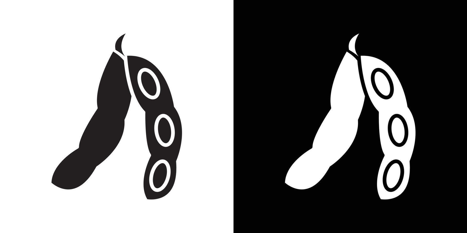 soybeans icon flat thin line illustration vector