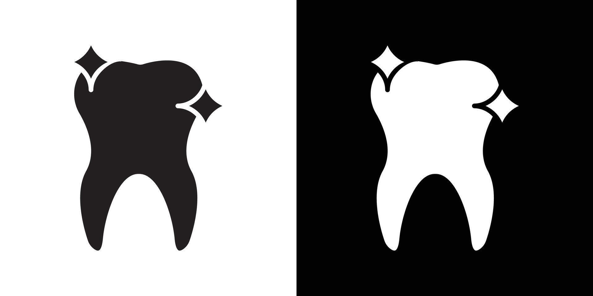 Teeth cleaning icon flat thin line illustration vector