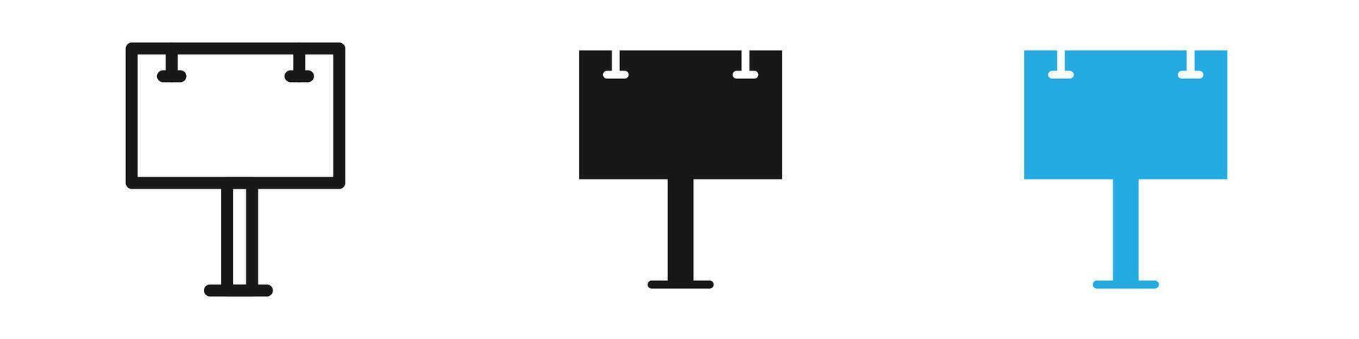 Billboard icon illustration vector