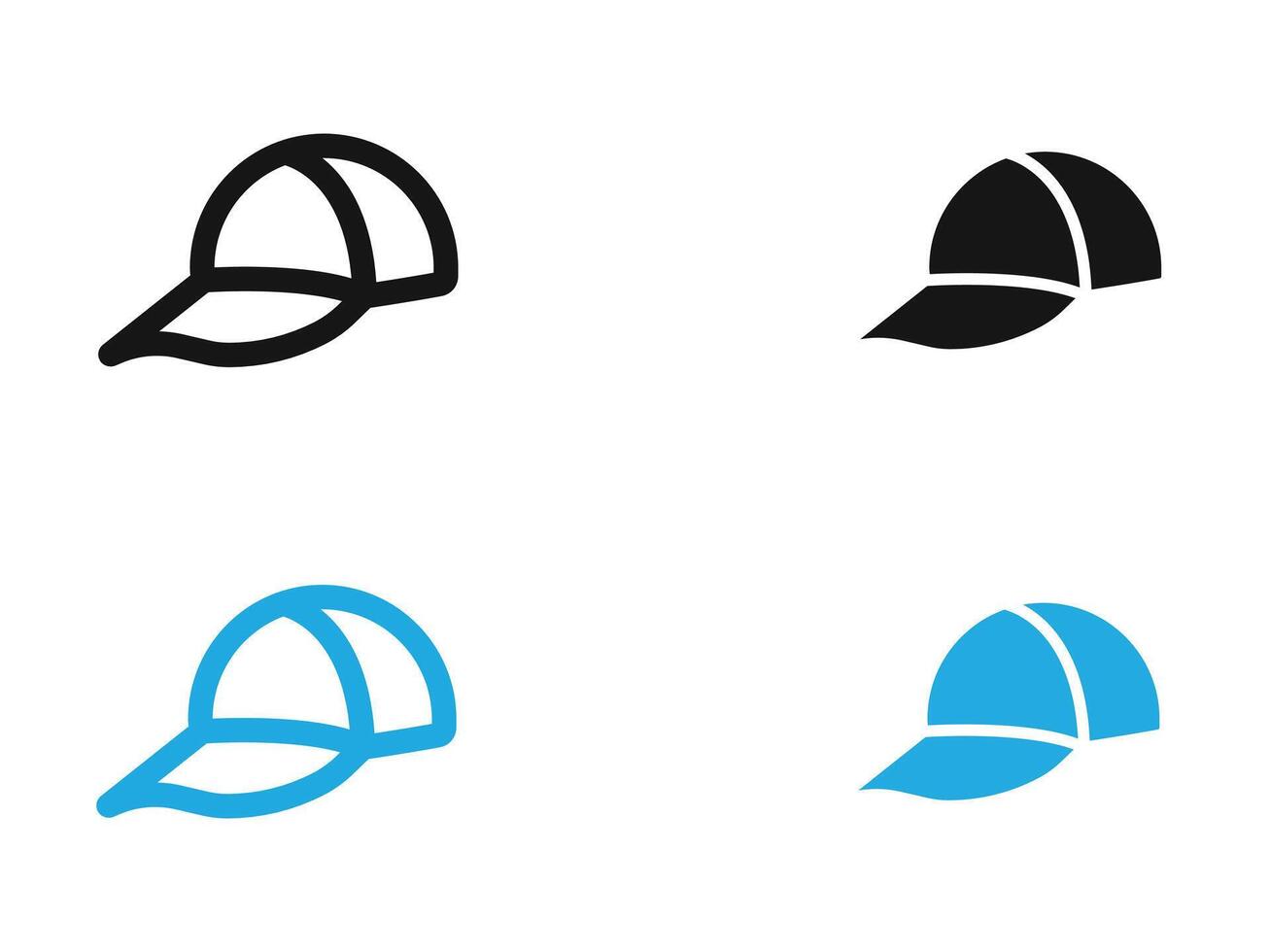 Cap icon illustration vector
