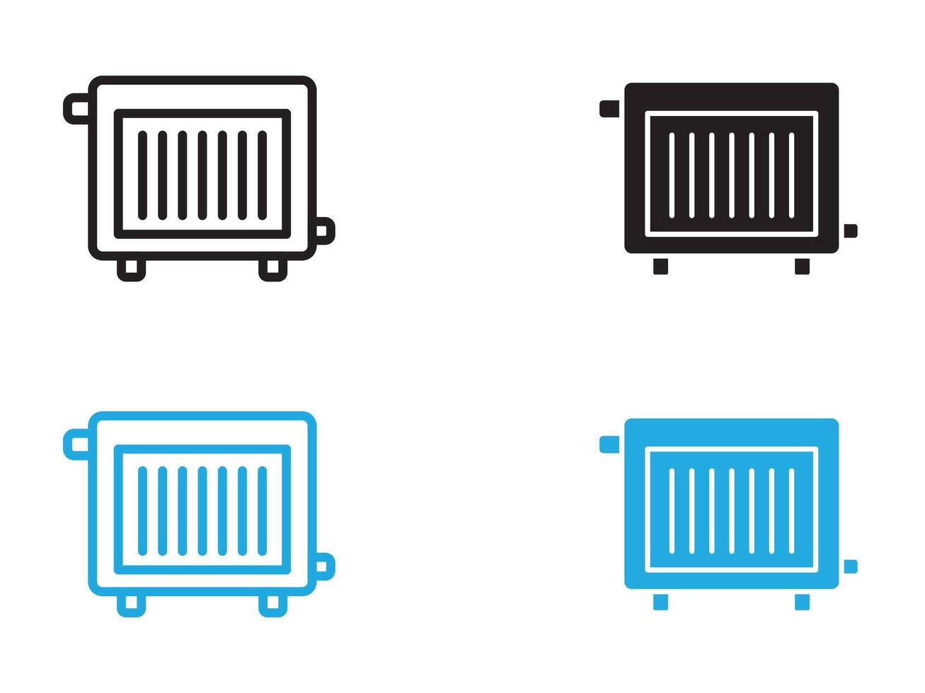 Conditioner heater icon illustration vector