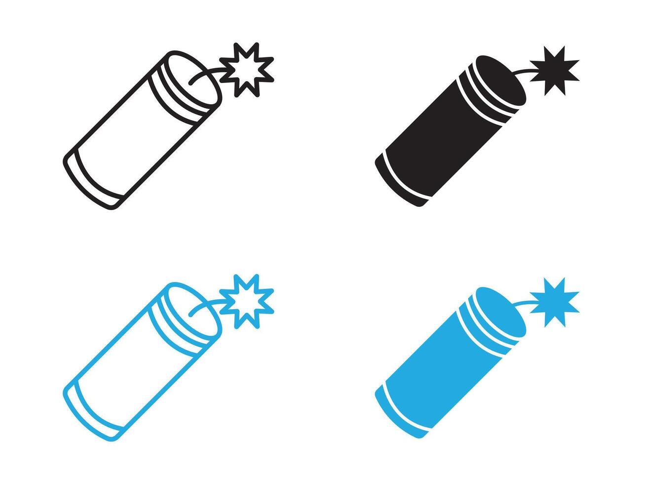 firecracker icon illustration vector