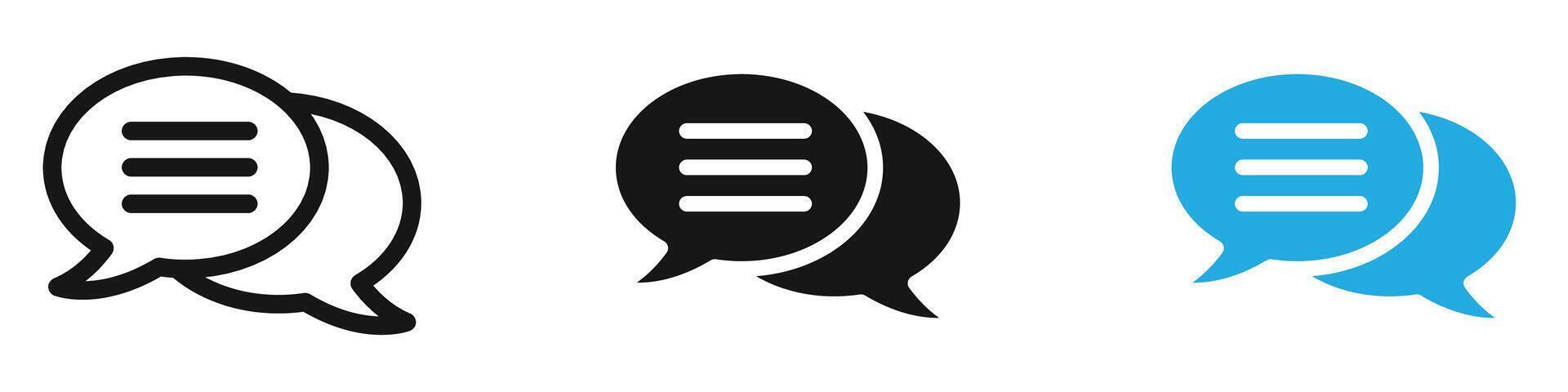 Messaging icon illustration vector