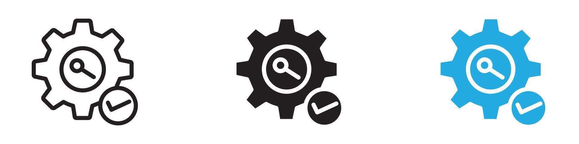 Optimization icon illustration vector