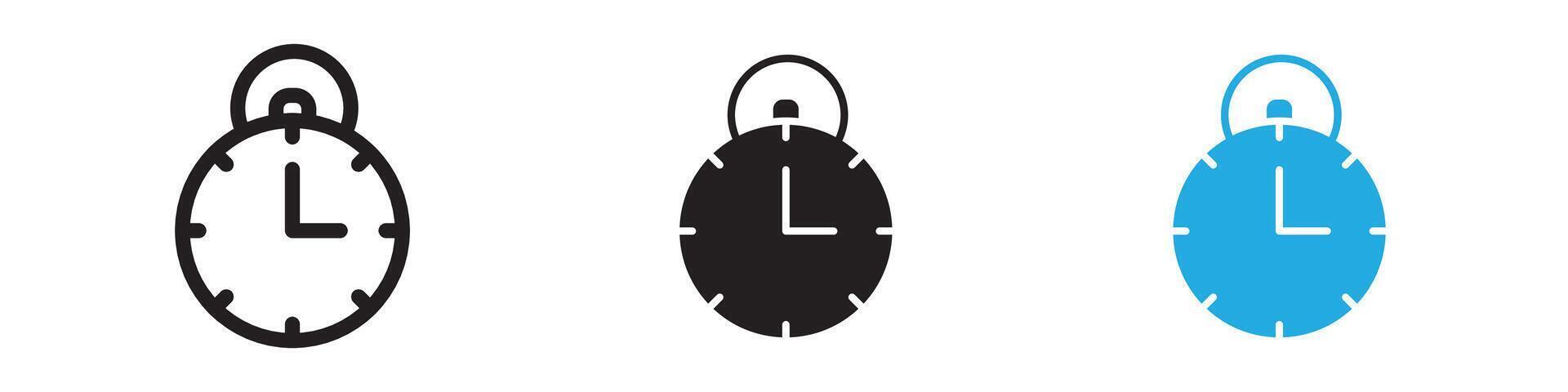 Pocket watch icon vector