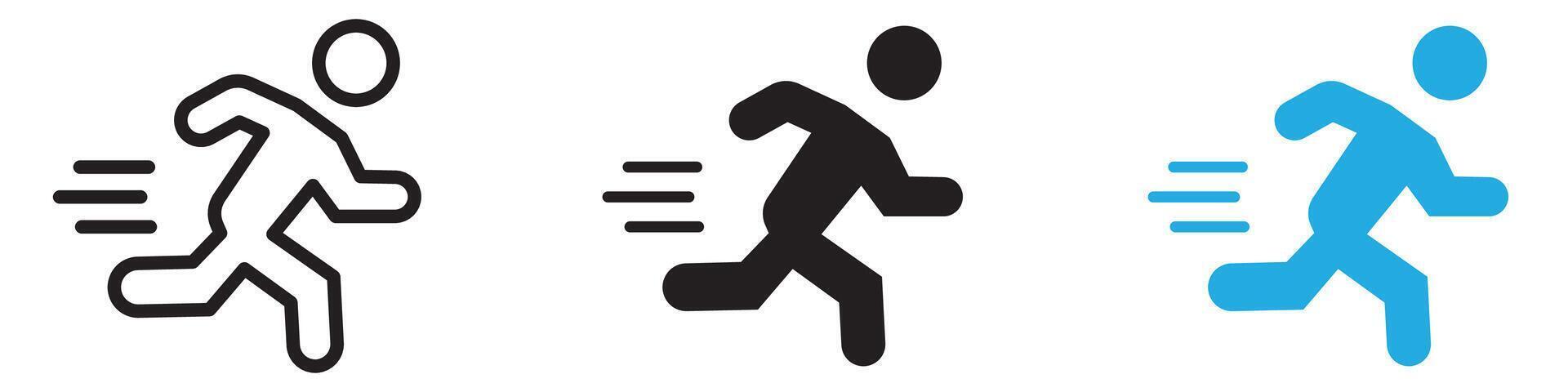 Running icon illustration vector