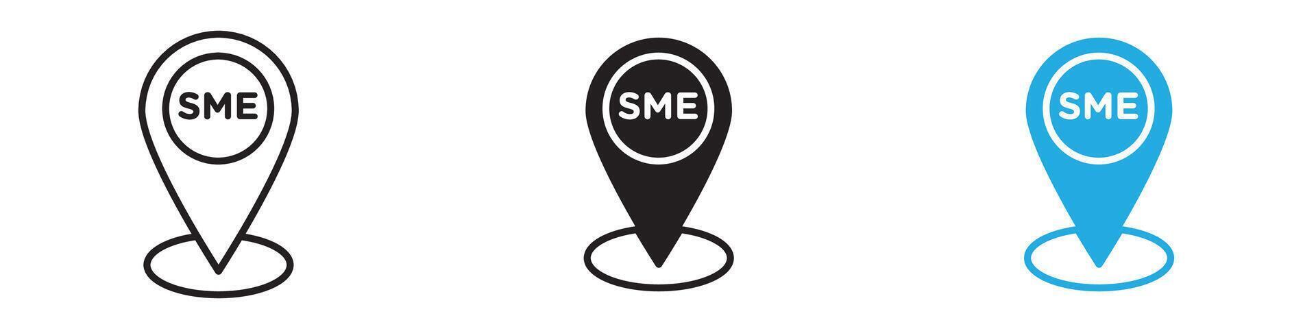 SME icon illustration vector