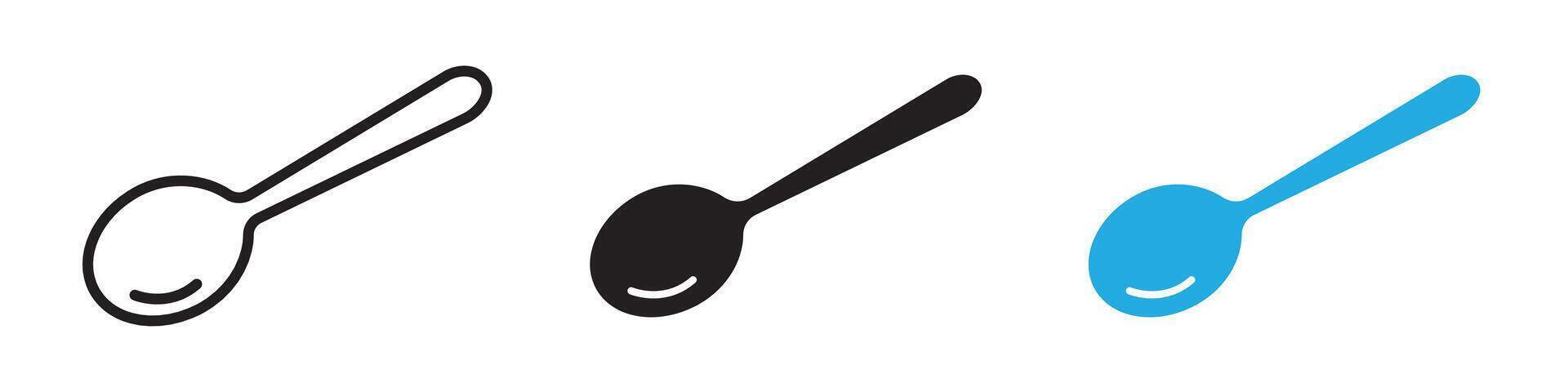 Spoon icon illustration vector