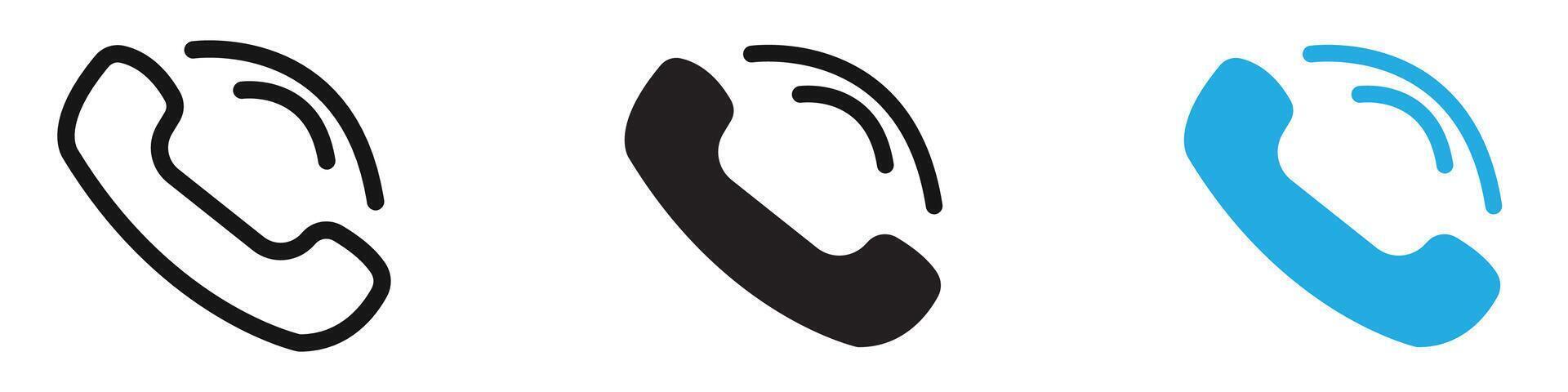 Telephone icon illustration vector