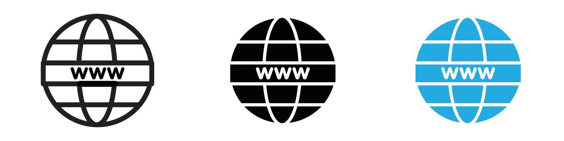 Browser icon thin line illustration vector