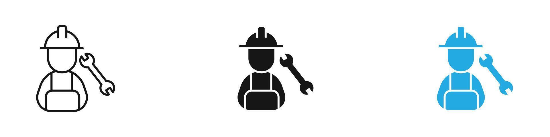 Construction icon thin line illustration vector