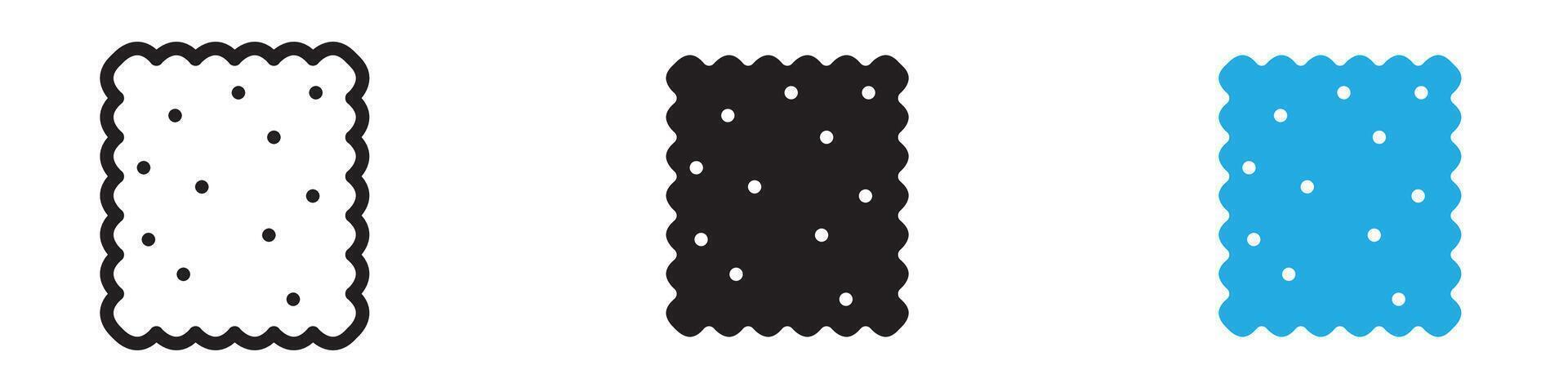 Crackers icon thin line illustration vector