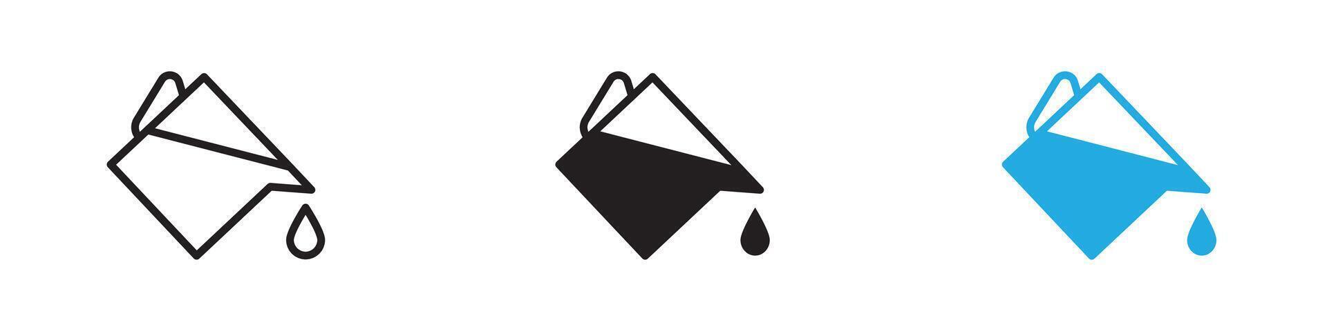 Fill icon thin line illustration vector