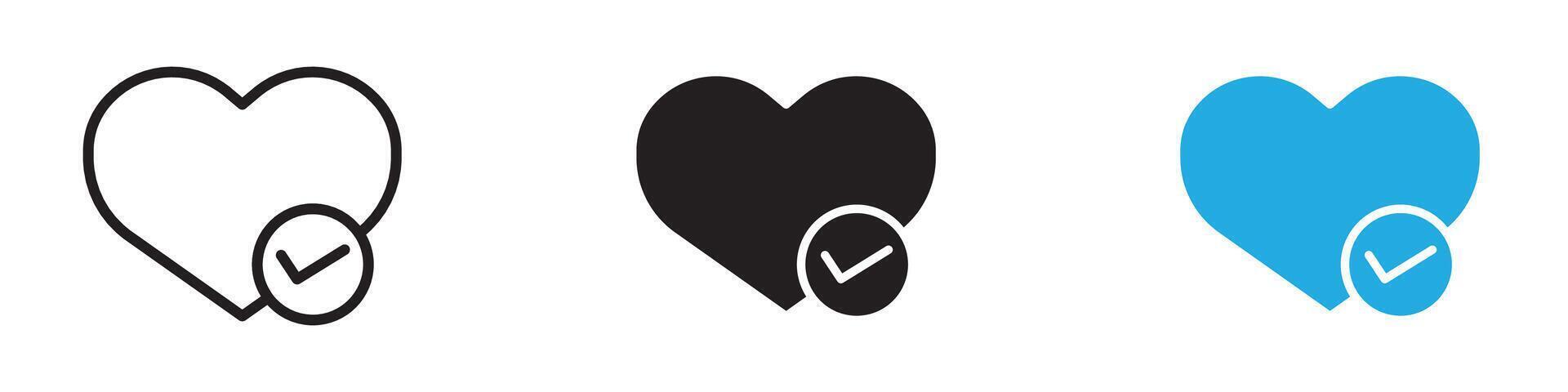 Good health icon thin line illustration vector