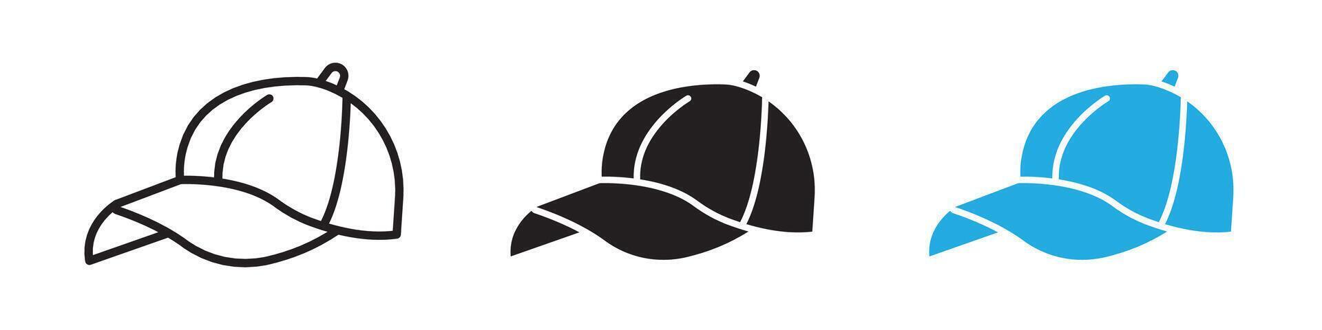 Hat Icon thin line illustration vector