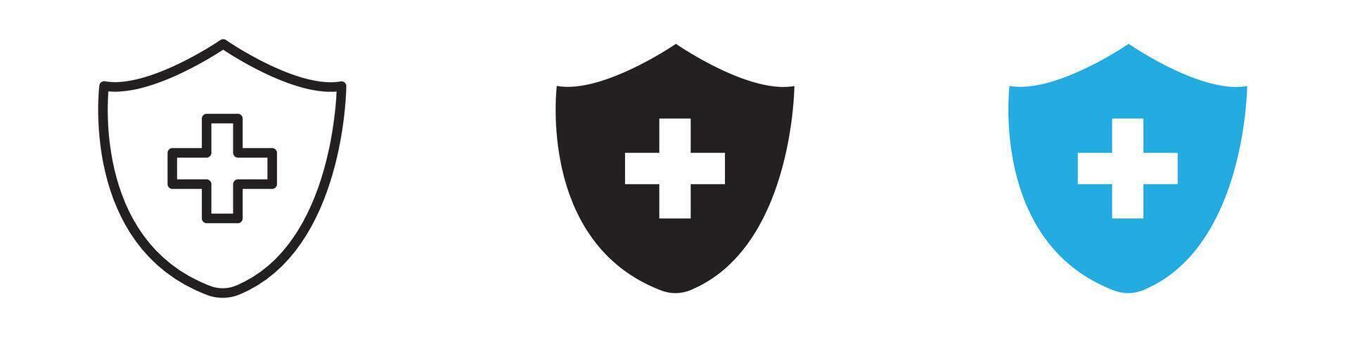immunity icon thin line illustration vector