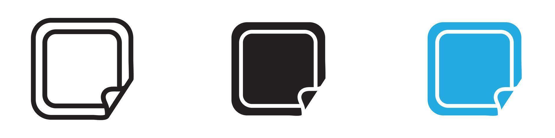 Nicotine patch icon thin line illustration vector