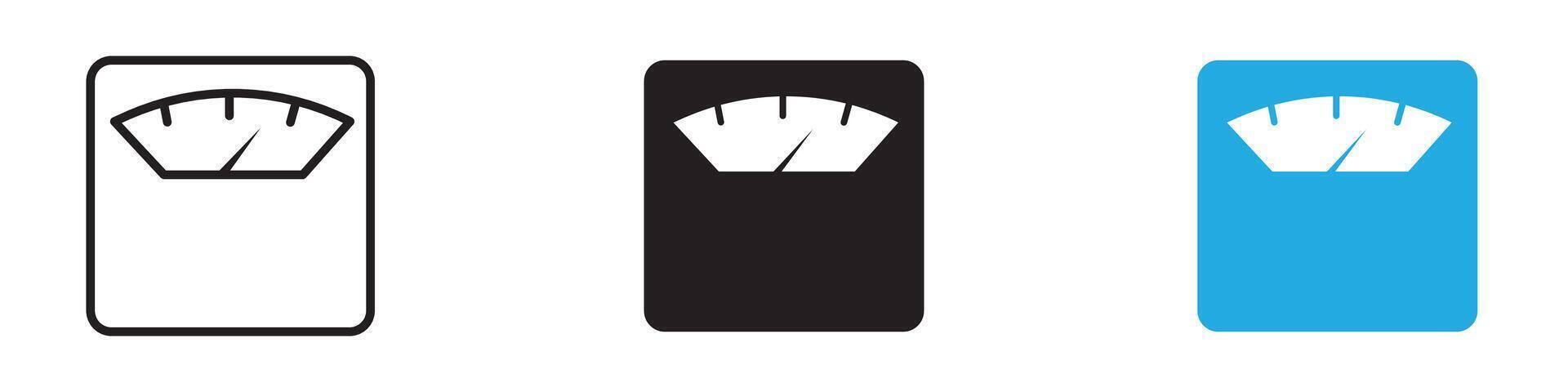 Scale icon thin line illustration vector