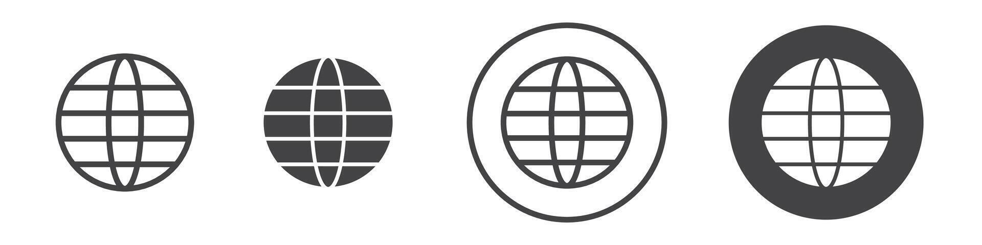 Browser icon thin line illustration vector