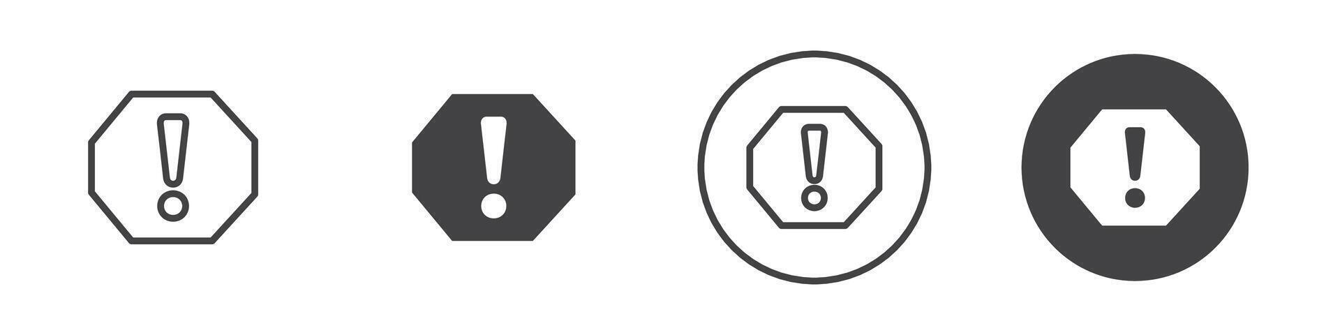 Error Icon thin line illustration vector