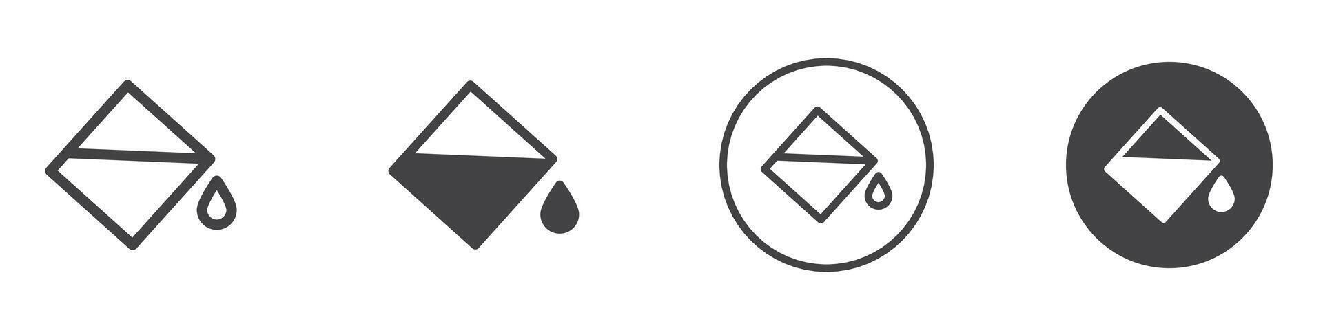 Fill icon thin line illustration vector