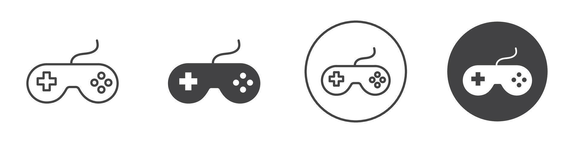 Gaming Controller Icon thin line illustration vector