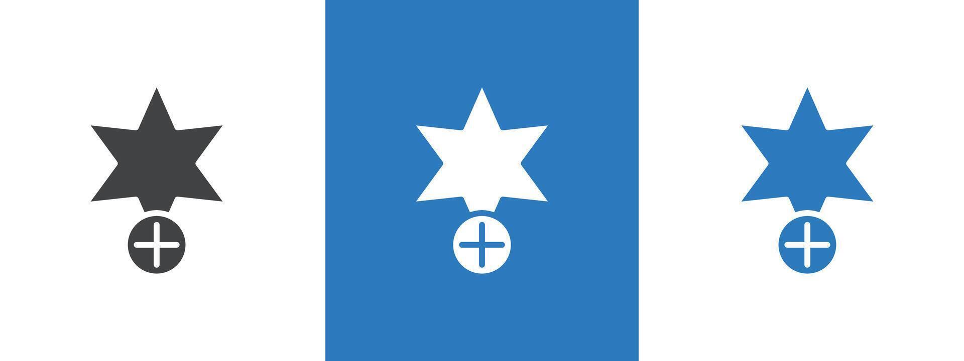 Add to favorite icon thin line illustration vector
