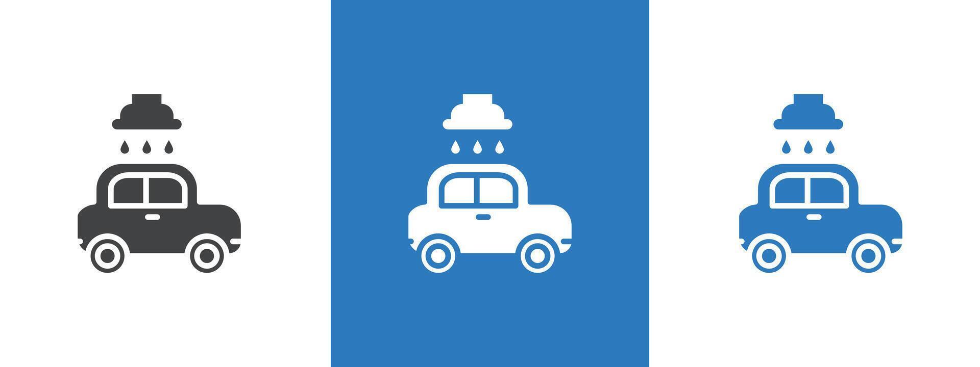 carwash icon thin line illustration vector