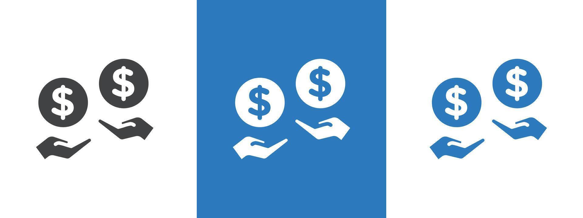 Compare price icon thin line illustration vector