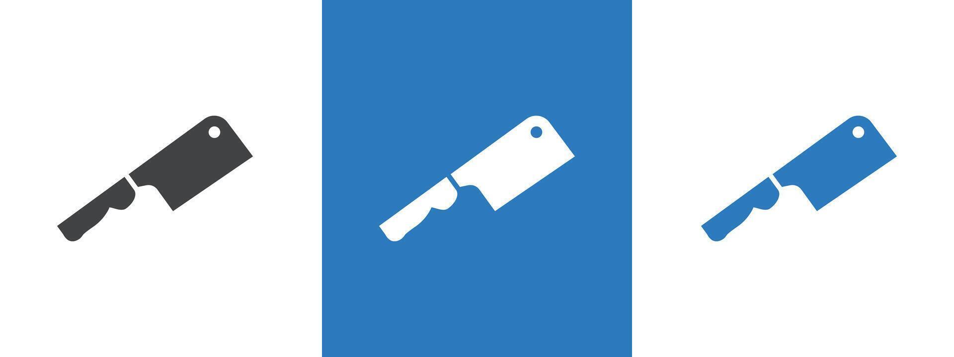 cooking chef knife icon thin line illustration vector