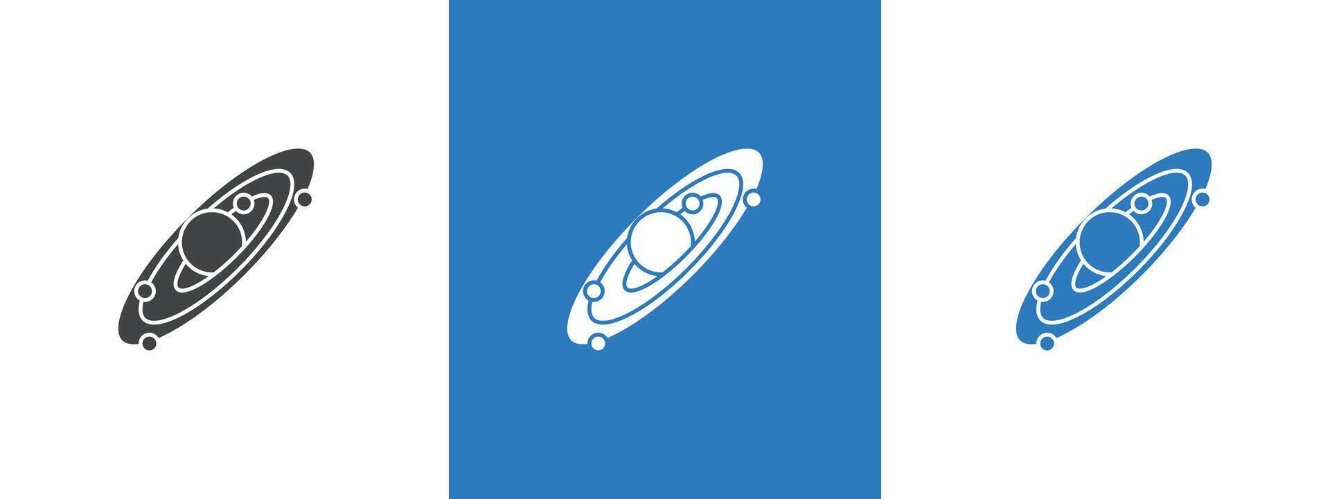 Galaxy icon thin line illustration vector
