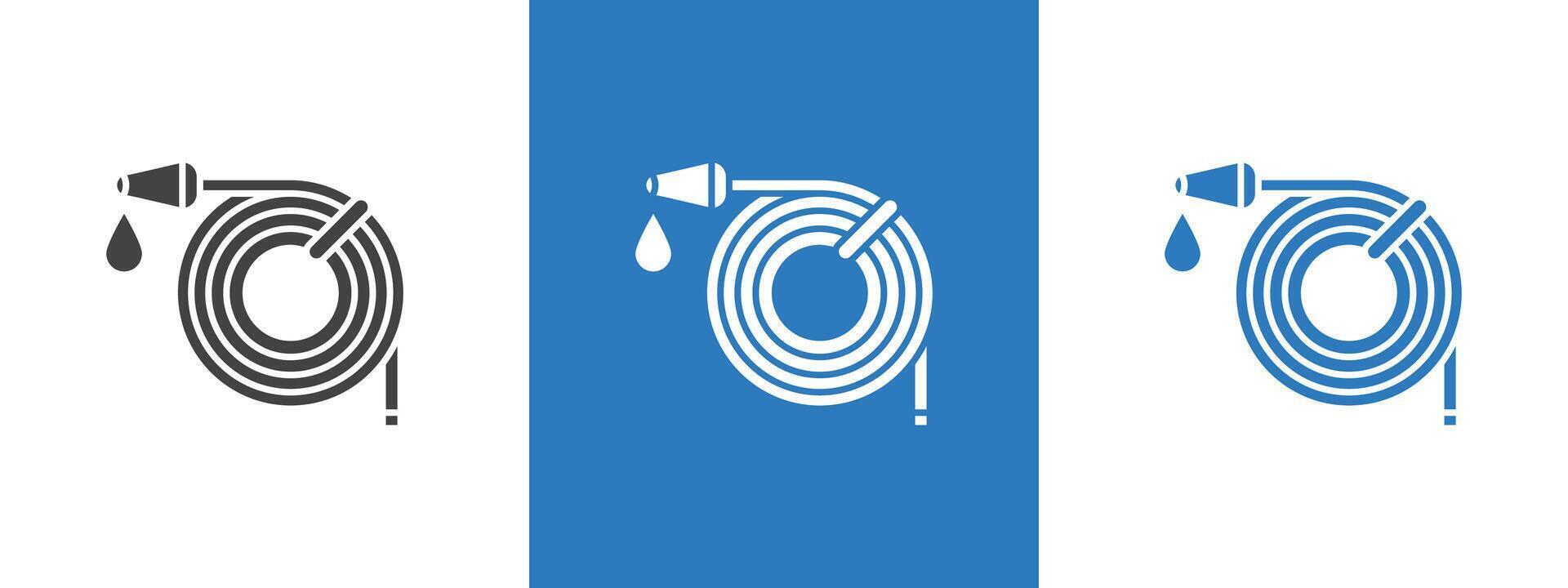 garden hose icon thin line illustration vector