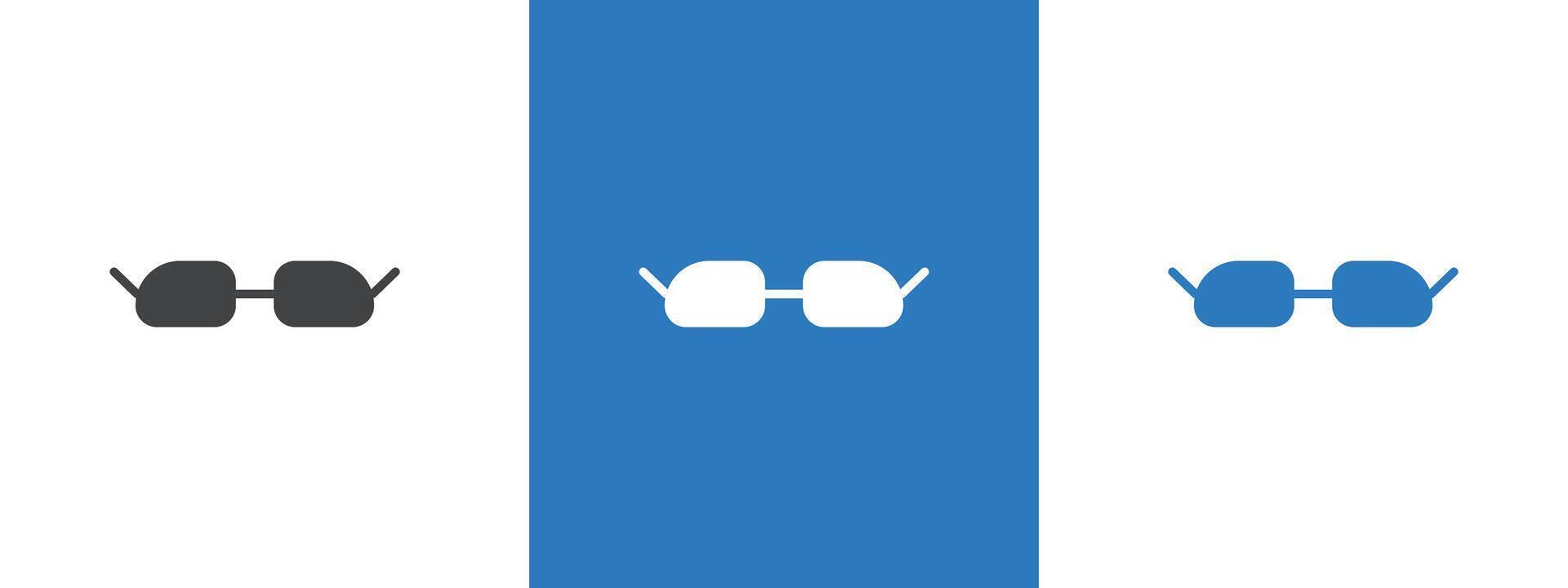 Glasses icon thin line illustration vector
