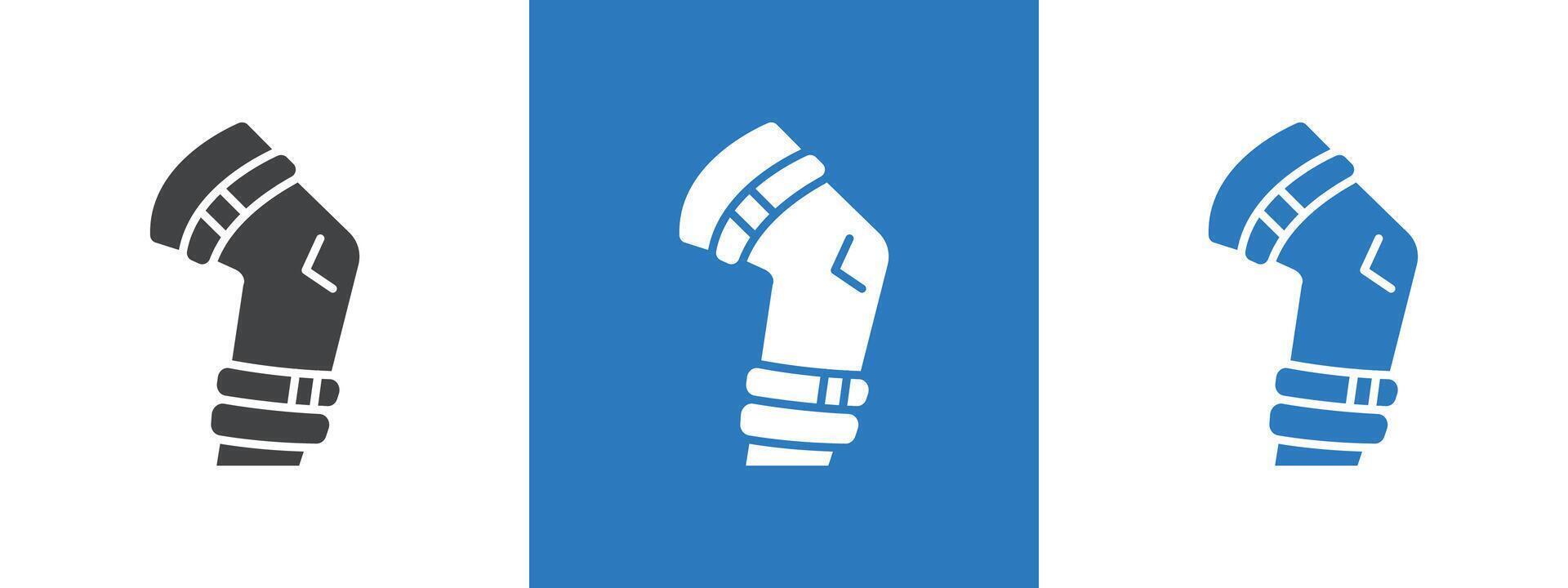 Knee Orthopedic Brace icon thin line illustration vector