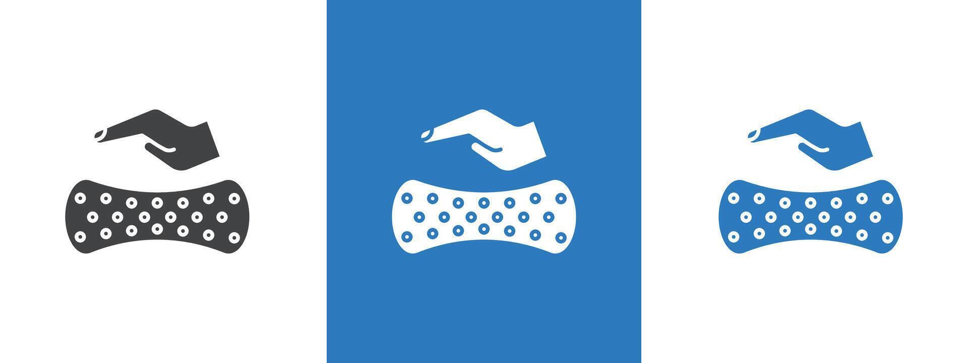 Latex mattress material icon thin line illustration vector