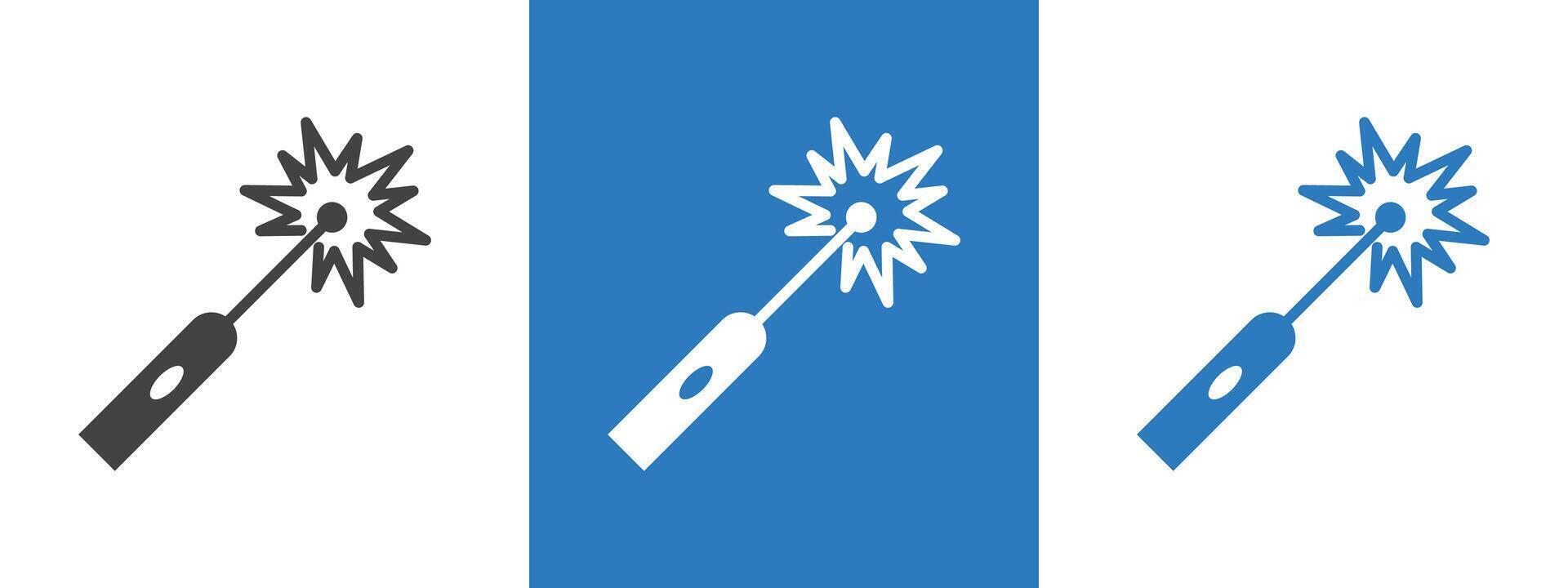 laser icon thin line illustration vector