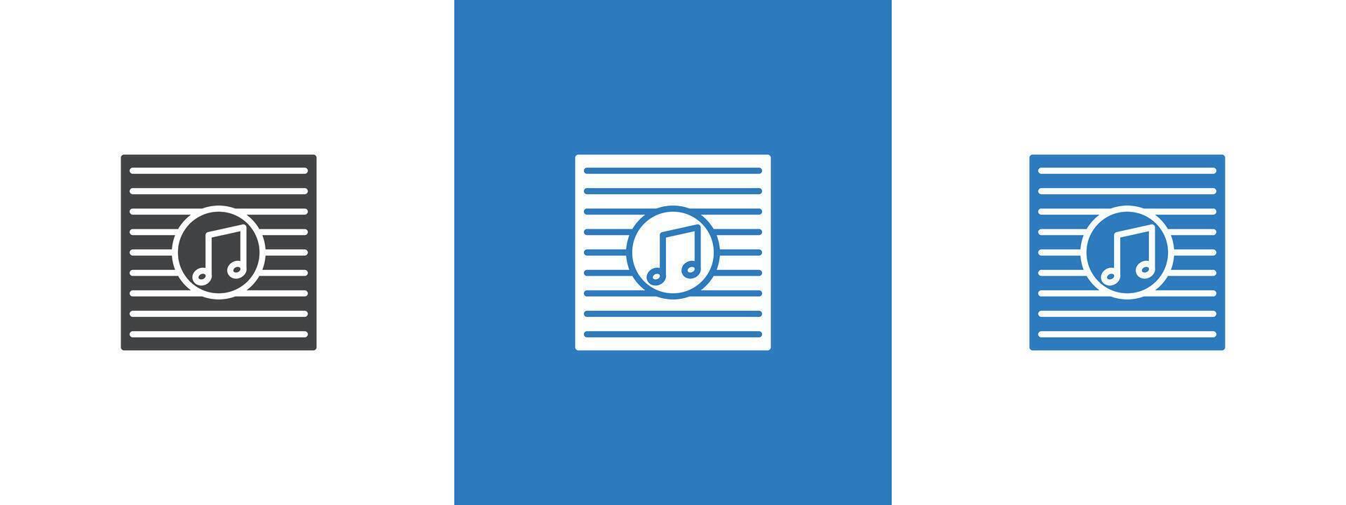 Lyrics icon thin line illustration vector