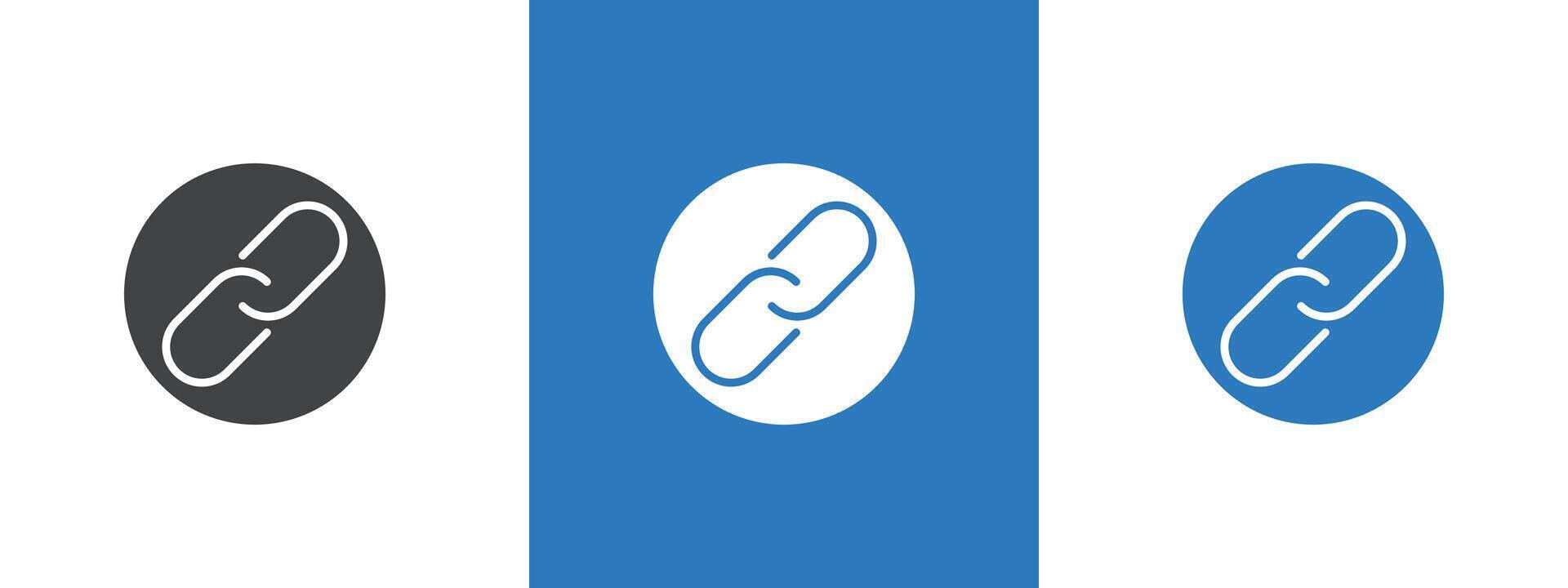 Link icon thin line illustration vector