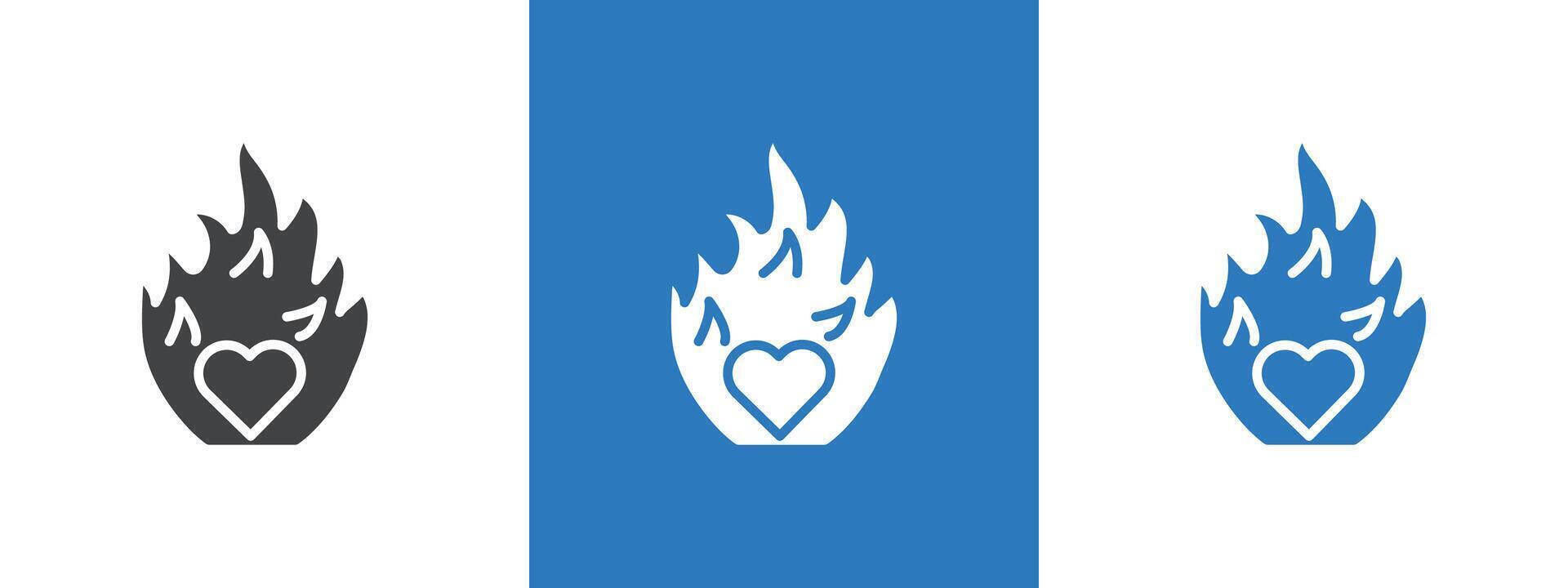 Passion icon thin line illustration vector