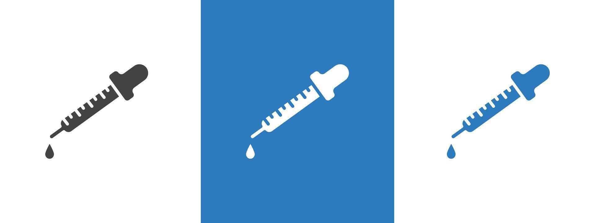 pipette icon thin line illustration vector