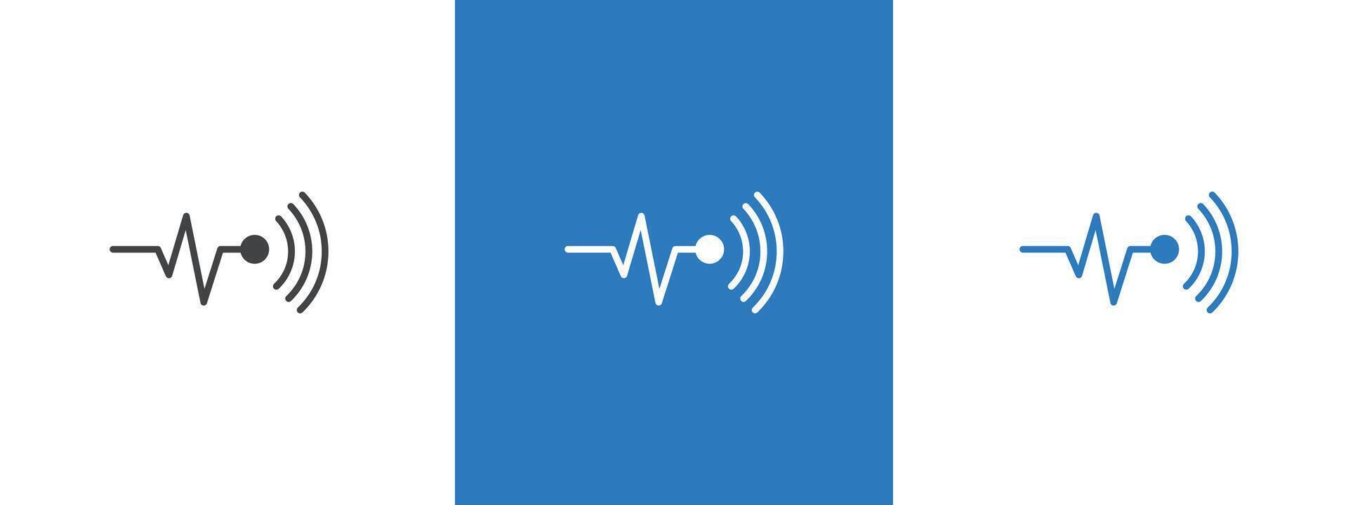 Sensor icon thin line illustration vector