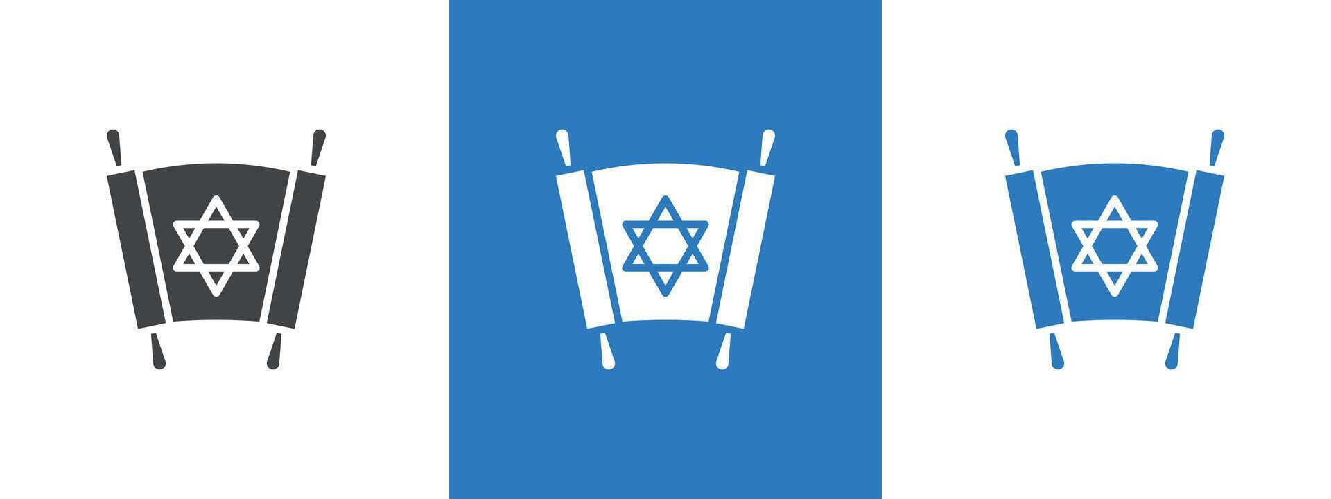 Torah icon thin line illustration vector