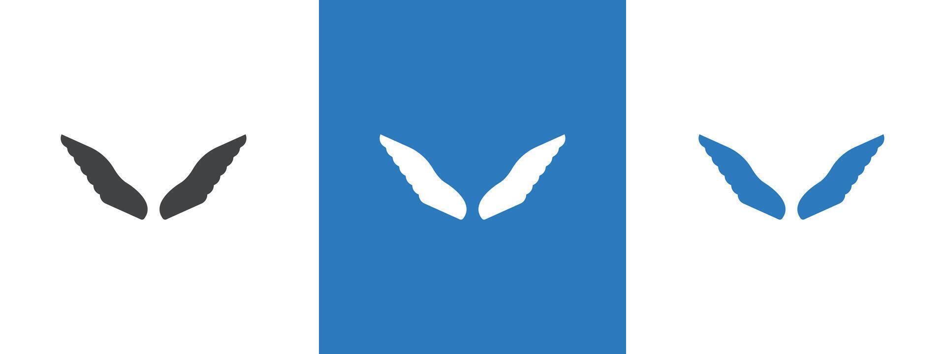 Wings icon thin line illustration vector