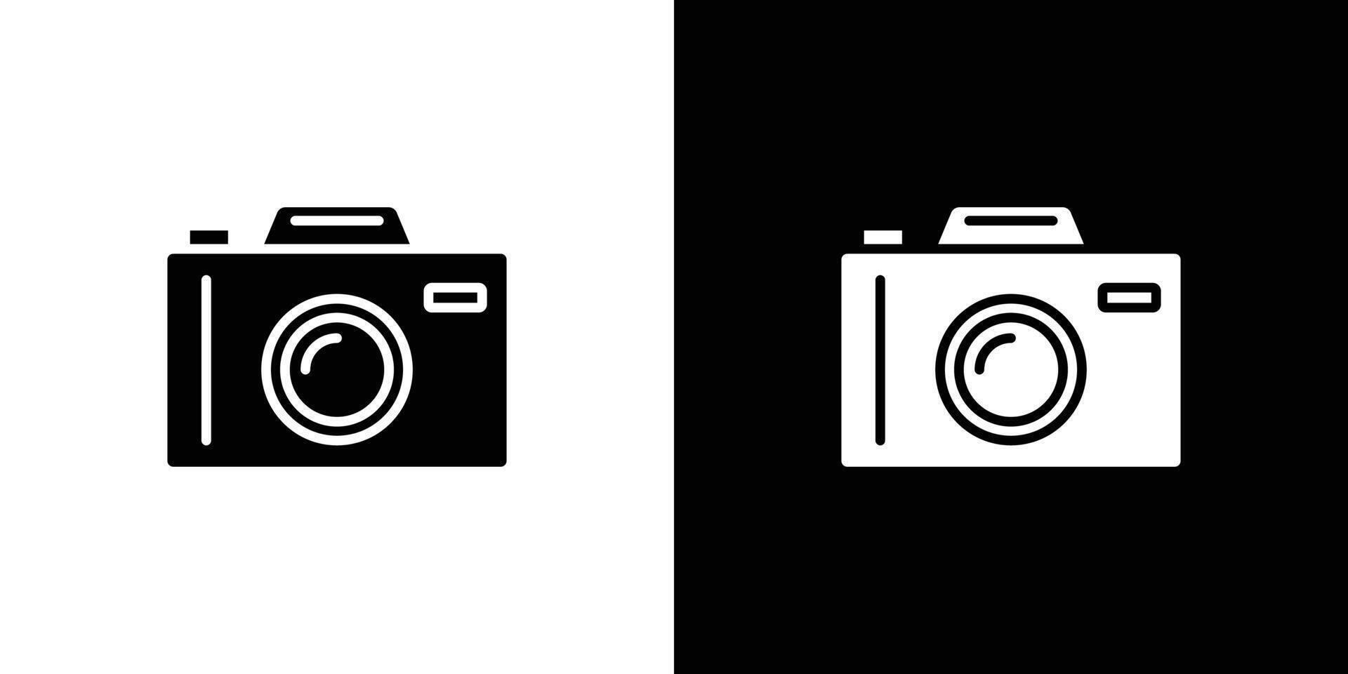 Camera icon linear logo isolated vector
