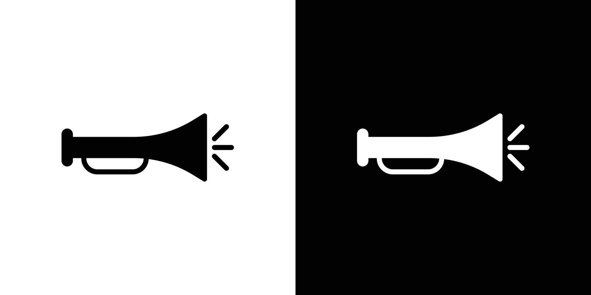 Car horn icon linear logo isolated vector
