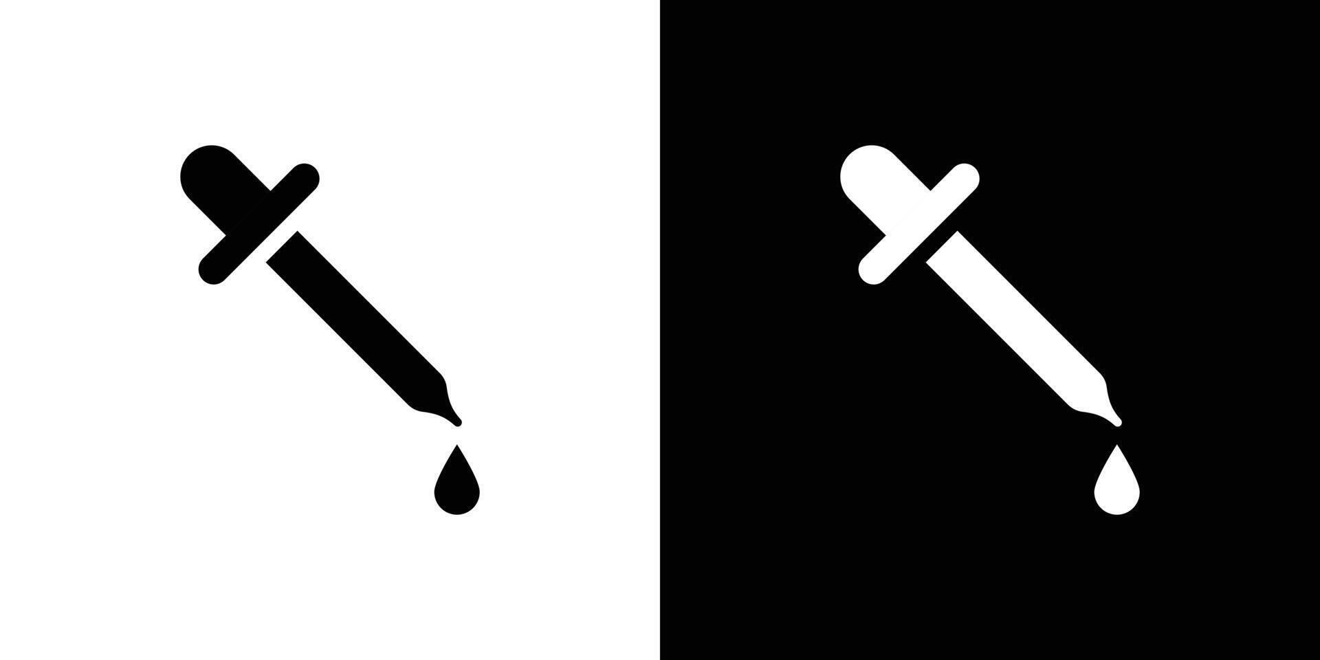 Dropper icon linear logo isolated vector