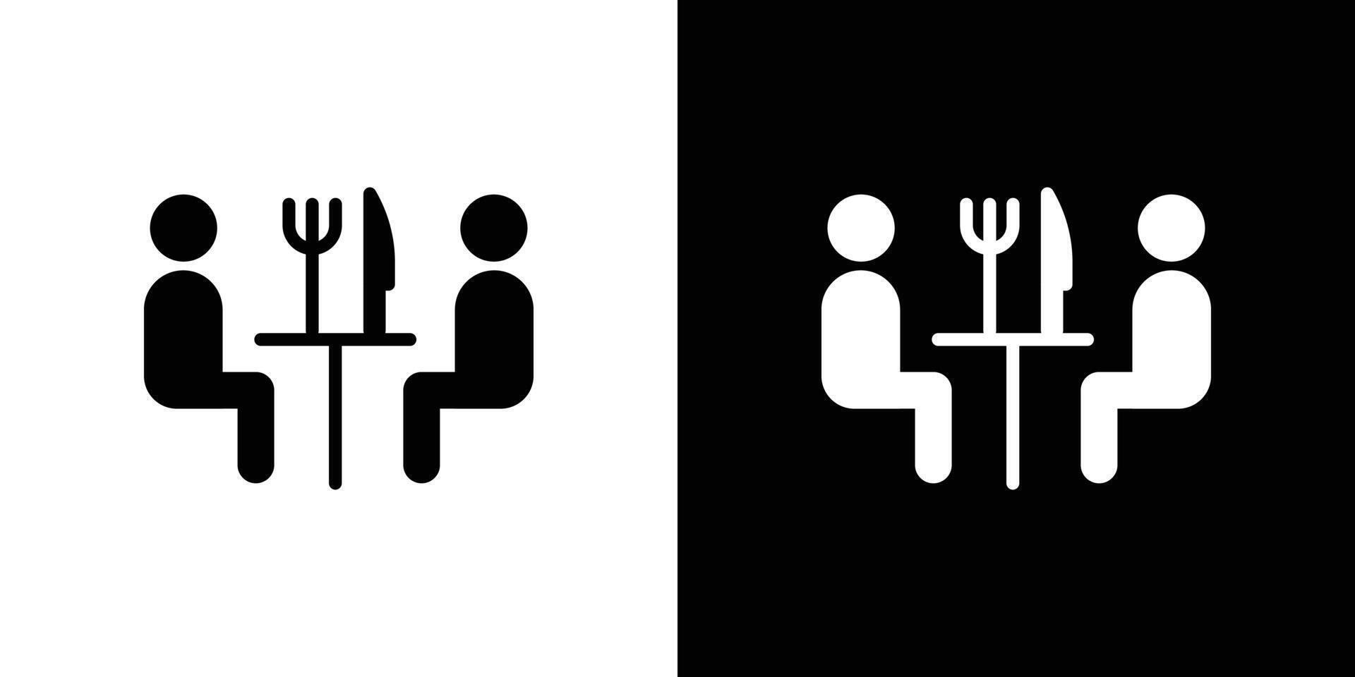 Food and restaurant icon linear logo isolated vector