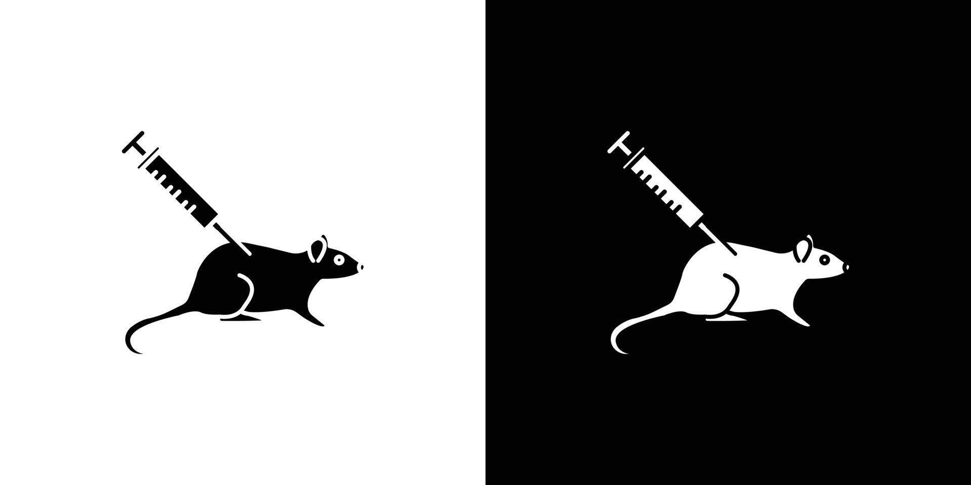 Lab rat experiment icon linear logo isolated vector