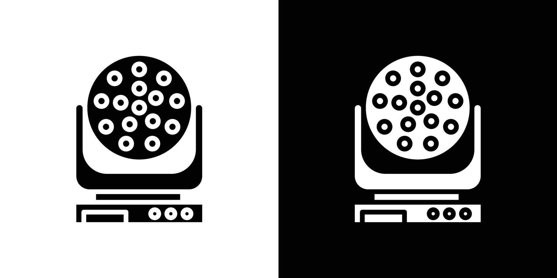 laser lamp icon linear logo isolated vector